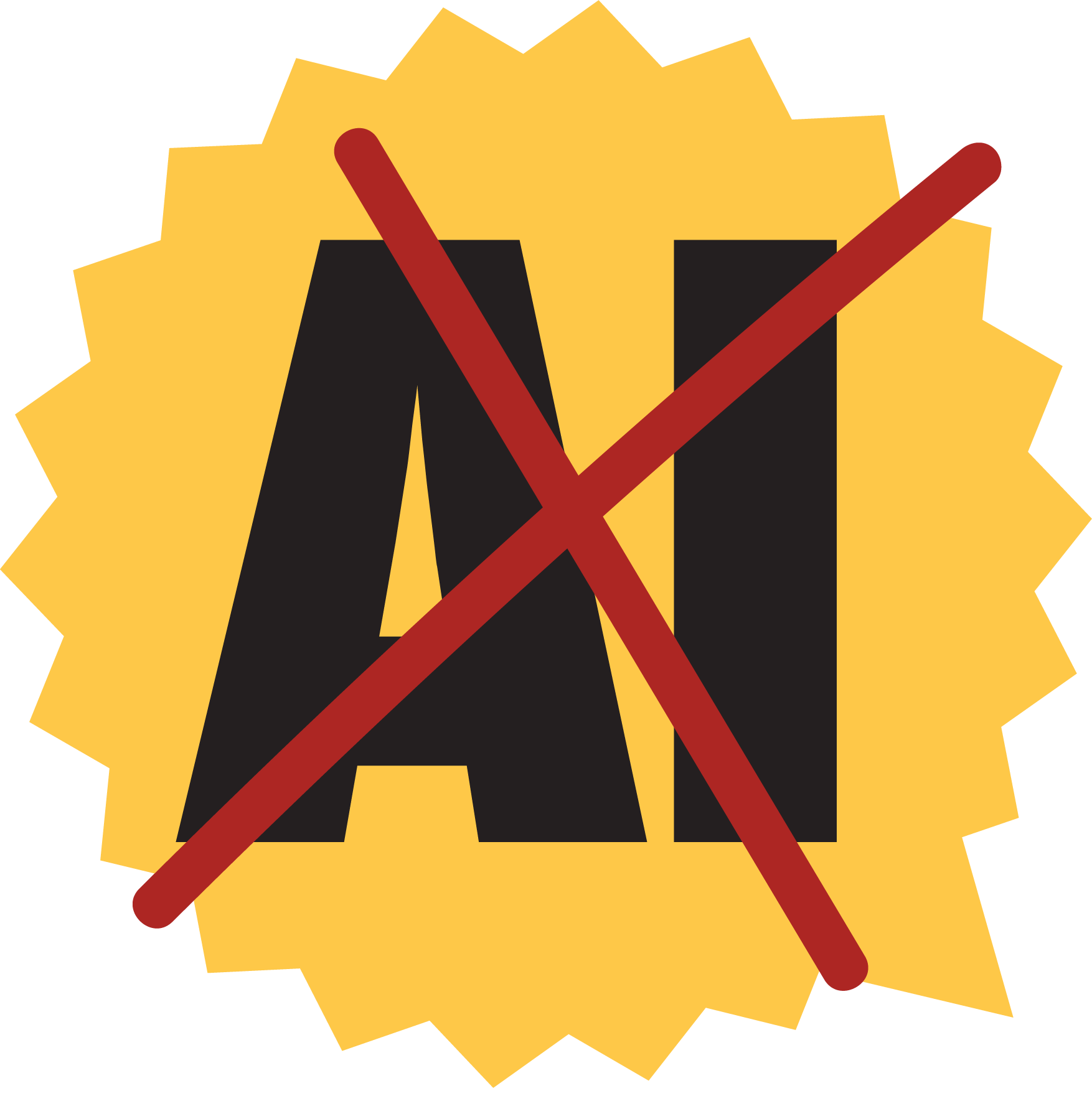 Proibido inteligência artificial